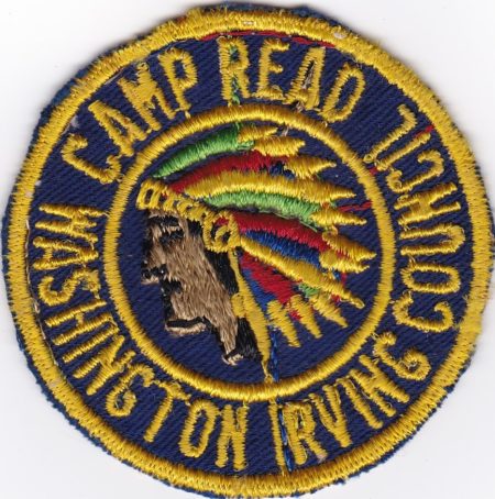 Camp Read 1950's Pocket Patch Washington Irving Council