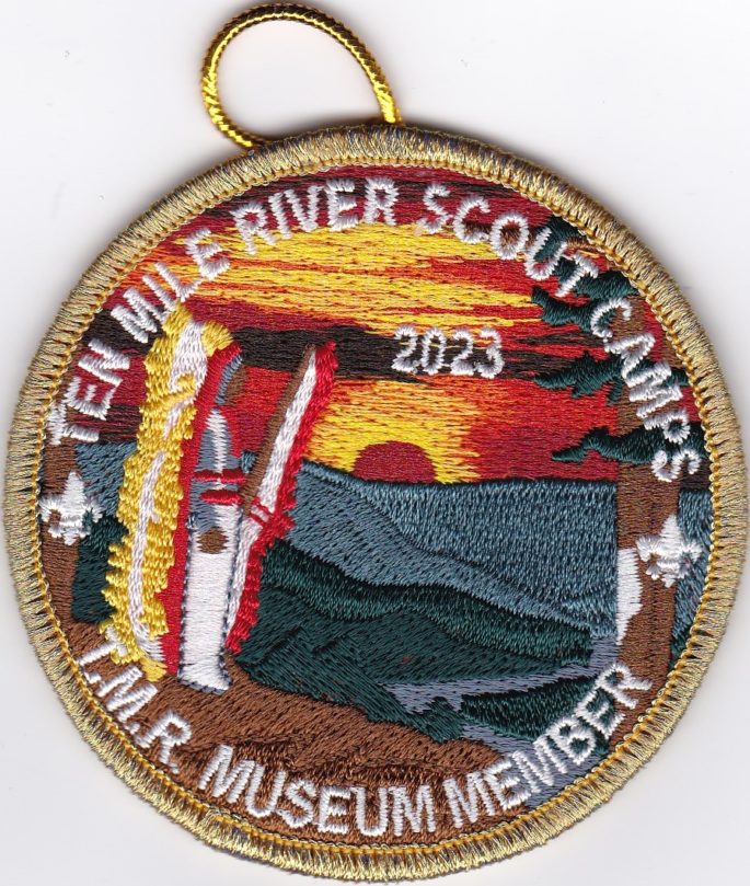 2023 Ten Mile River Scout Museum Member Pocket Patch
