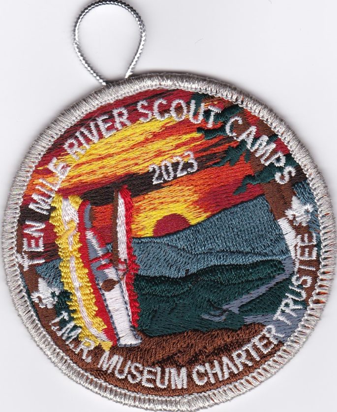 2023 Ten Mile River Scout Museum Charter Trustee Pocket Patch